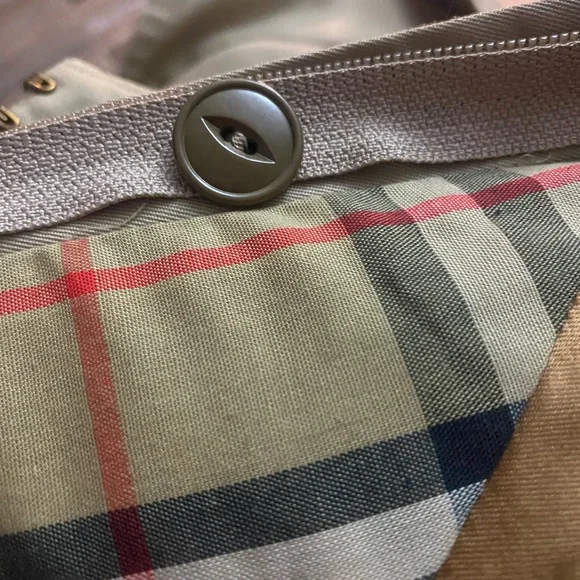 Vintage Burberrys’ London Trench Coat 44 Long - Classic Nova Check & Liner - Picture 14 of 16